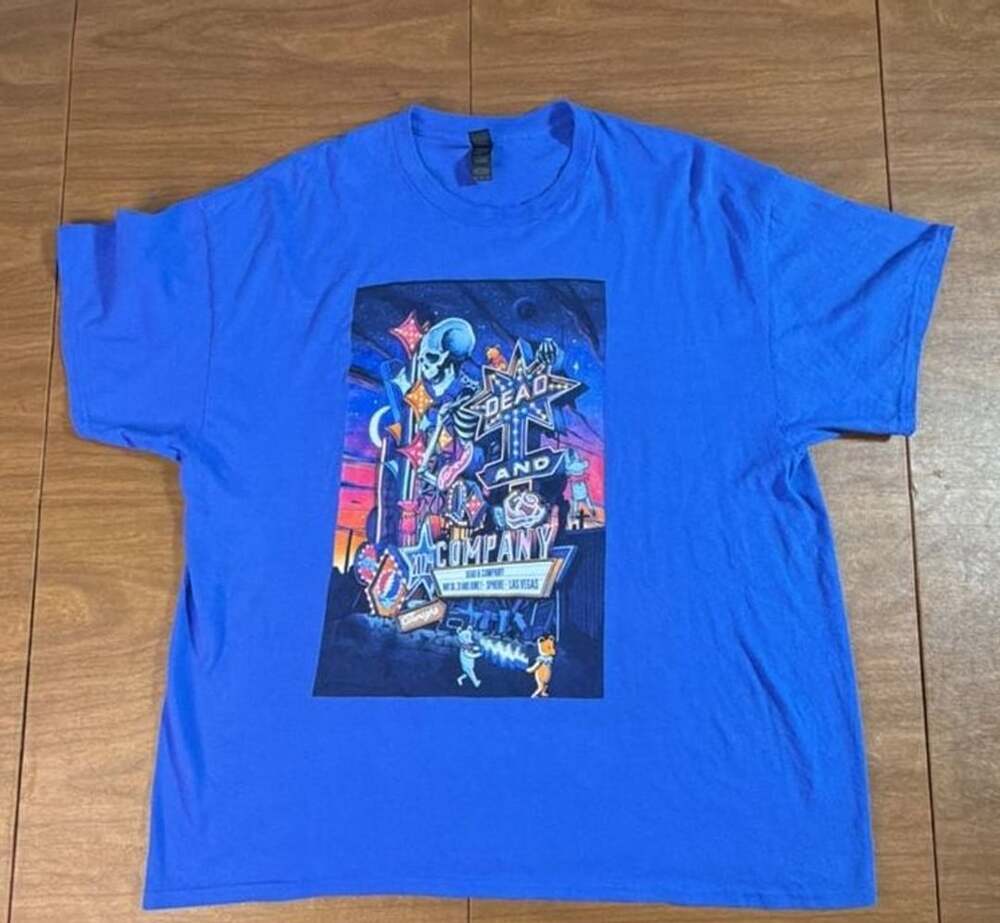 Gildan Dead & Company Sphere Las Vegas 2024 Size XL T-Shirt